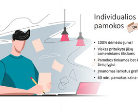 Privačios anglų kalbos pamokos - Nuotolinės anglų kalbos pamokos suaugusiems ir gimnazistams - 1
