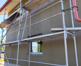 Fasado armavimas - Dekoras, Fasadų, Pamatų apdaila, Fasado Dažymas - 1