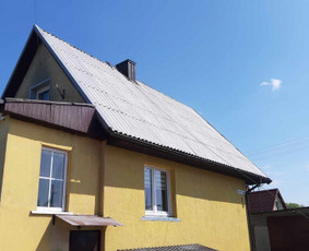 Statybos darbai - Stogų, fasadų plovimas ir dažymas - 3