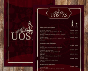 Grafinis dizainas, maketavimas, logotipai, iliustracijos - Kavinių ir restoranų meniu maketavimas - 2 Kavinių ir restoranų meniu maketavimas - Grafinis dizainas, maketavimas, logotipai, iliustracijos - 2