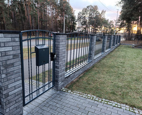 Kalviški gaminiai Tvoros Vartai Stumdomi turėklai stogeliai / Vladislav Zarumnyj / Darbų pavyzdys ID 3949282