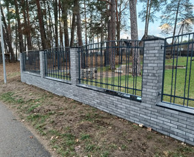Kalviški gaminiai Tvoros Vartai Stumdomi turėklai stogeliai / Vladislav Zarumnyj / Darbų pavyzdys ID 3949286