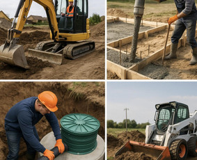 Statybinė technika, pamatai, aikštelės ir žemė - Drenažo įrengimas - 1 Drenažo įrengimas - Statybinė technika, pamatai, aikštelės ir žemė - 1