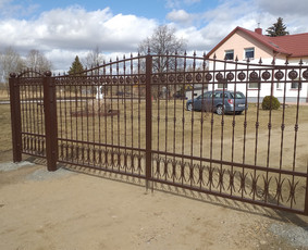 Kalviški gaminiai Tvoros Vartai Stumdomi turėklai stogeliai / Vladislav Zarumnyj / Darbų pavyzdys ID 3950144