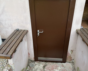 Šarvo durys ,Lauko A +durys, Sandėliuko, Garažo vartų gamyba / Andzej / Darbų pavyzdys ID 3950688
