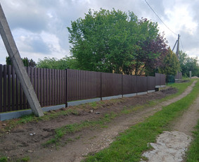 Montuojam segmentines ir metaliniu tvoralenčių tvoras / Arvydas / Darbų pavyzdys ID 3952056