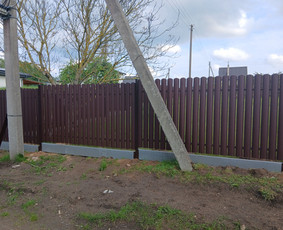 Montuojam segmentines ir metaliniu tvoralenčių tvoras / Arvydas / Darbų pavyzdys ID 3952060