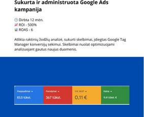 Vidinis, techninis, išorinis Seo. Google Ads - Google Ads reklama - 1 Google Ads reklama - Vidinis, techninis, išorinis Seo. Google Ads - 1