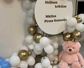 Švenčių, dekoravimas: Foto sienelės, gėlės, balionai / Svajonių šventės / Darbų pavyzdys ID 3953490