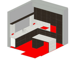 Virtuvės baldų projektavimas - Baldų gamyba, projektavimas ir konstravimas Imos Ix Cad. - 1