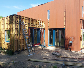 Statybos, apdaila - Ivairiausiu mediniu konstrukciju statiniai nuo karkasiniu na - 3