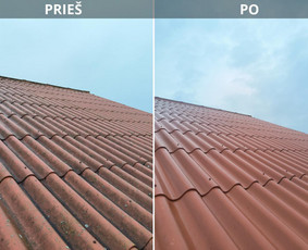 Trinkelių, stogo, fasado plovimas - Stogų valymas ir priežiūra - 3 Stogų valymas ir priežiūra - Trinkelių, stogo, fasado plovimas - 3