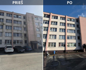 Trinkelių, stogo, fasado plovimas / Vienas žingsnis - plovimo paslaugos / Darbų pavyzdys ID 3955120