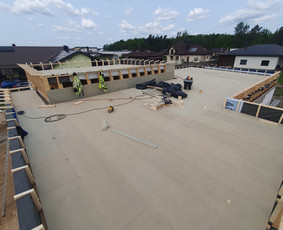 Plokščių Stogų Dengimas Pvc, Epdm ir bitumine Danga / Tvirti stogai / Darbų pavyzdys ID 3956258