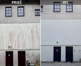 Fasadų, trinkelių, stogų, terasų plovimas ir impregnavimas - Statybos, apdaila - 1 Statybos, apdaila - Fasadų, trinkelių, stogų, terasų plovimas ir impregnavimas - 1