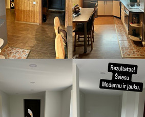 Grindų klojimas, vidaus apdaila ir išorės statybos darbai / Dovydas / Darbų pavyzdys ID 3956704