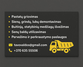 Konteinerių nuoma - Griovimo ir demontavimo darbai - 1