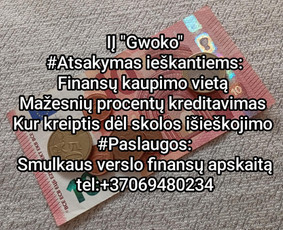 Finansų patarėjo paslaugos - Finansų konsultantai - 1 Finansų konsultantai - Finansų patarėjo paslaugos - 1