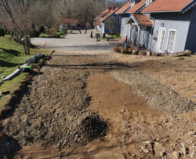 Trinkelių pagrindo paruo&scaron;imas - Trinkelių klojimas, Pagrindo ruo&scaron;imas. Gerbuvio darbai - 1