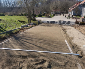 Trinkelių pagrindo paruo&scaron;imas - Trinkelių klojimas, Pagrindo ruo&scaron;imas. Gerbuvio darbai - 2