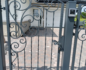 Kalviški gaminiai Tvoros Vartai Stumdomi turėklai stogeliai / Vladislav Zarumnyj / Darbų pavyzdys ID 3959526
