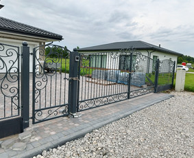 Kalviški gaminiai Tvoros Vartai Stumdomi turėklai stogeliai / Vladislav Zarumnyj / Darbų pavyzdys ID 3959540
