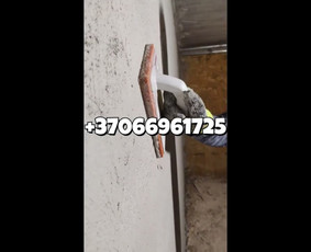 Sienų tinkavimas - Tinkavimas, Glaistymas, Dažymas , Vilniaus raj. - 2