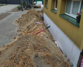 Pamatų šiltinimas drenažas hidroizoliacija ir kasimo darbai / Pamatai / Darbų pavyzdys ID 3966187