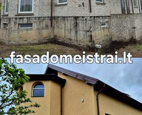 Fasadų šiltinimas ir apdaila. Klaipėda. / Saulius Fasadai / Darbų pavyzdys ID 3966721