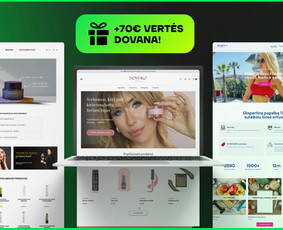 Svetainė per 3d. + 70€ vertės dovana! - Interneto svetainių kūrimas - 1 Interneto svetainių kūrimas - Svetainė per 3d. + 70€ vertės dovana! - 1