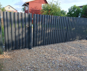 Montuojam segmentines ir metaliniu tvoralenčių tvoras / Arvydas / Darbų pavyzdys ID 3971257