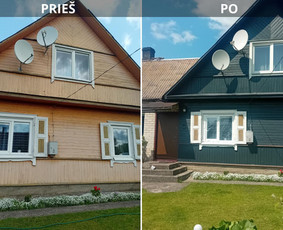 Fasadu Stogu Trinkeliu Plovimas Dažymas visoje Lietuvoje / Ramybe MB / Darbų pavyzdys ID 3972111