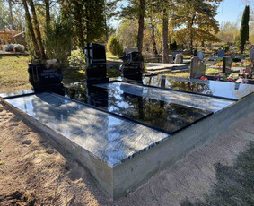 Paminklų gamyba - Kapu darbai tvarkymas Raidžių portretų paveikslelių kalimas, - 1