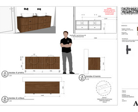 Korpusinių baldų projektavimas/ brėžiniai / Kornelija P. / Darbų pavyzdys ID 3973995