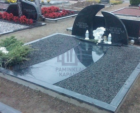 Paminklai, kapų tvarkymas, granito plokštės, antkapiai. - Granito plokštės kapams, dengimas - 4 Granito plokštės kapams, dengimas - Paminklai, kapų tvarkymas, granito plokštės, antkapiai. - 4