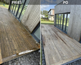 Fasadų plovimas ,Langų ,trinkelių, saulės kolektorių valymas / Tmk Švaros Ekspertai / Darbų pavyzdys ID 3975943