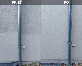 Fasadų plovimas ,Langų ,trinkelių, saulės kolektorių valymas / Tmk Švaros Ekspertai / Darbų pavyzdys ID 3975997