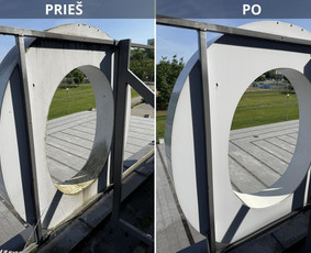 Fasadų plovimas ,Langų ,trinkelių, saulės kolektorių valymas / Tmk Švaros Ekspertai / Darbų pavyzdys ID 3976145