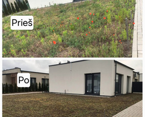 Žolės pjovimas, apleistų sklypų tvarkymas - Vejos priežiūra, įrengimas - 1 Vejos priežiūra, įrengimas - Žolės pjovimas, apleistų sklypų tvarkymas - 1