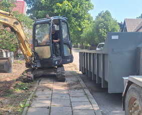 Bobcat nuoma - Sklypų lyginimas.vejos irengimas apželdinimo darbai - 2