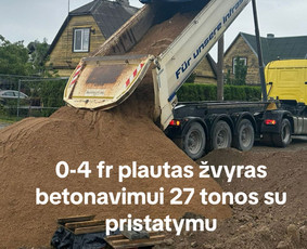 Vežame kokybišką skaldą, smėlį ir kt. Už Itin Gerą Kainą! / UAB KLIMERA žvyras smėlis skalda / Darbų pavyzdys ID 3978599