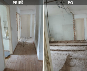 Pigiausias atliekų, šiukšlių išvežimas perkraustymo griovimo / Siuksliu isvezimas Griovimo darbai / Darbų pavyzdys ID 3978637