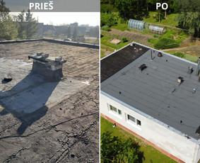 Plokščių stogų dengimas prilydoma danga Visoje Lietuvoje! / Gsworkslt / Darbų pavyzdys ID 3979633