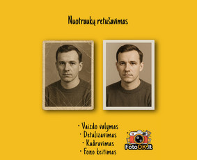 Nuotraukų retušavimas ir senų nuotraukų restauravimas / M. D. / Darbų pavyzdys ID 3979989