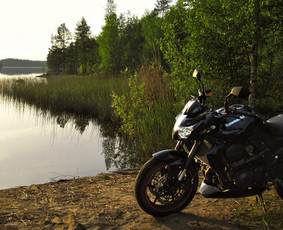 Nuomos paslaugos - Pasivažinėjimas „Kawasaki Z750s“ motociklu su vairuotoju! - 3