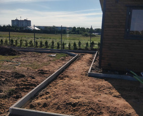 Kelio bortų įrengimas - Trinkeliu klojimas - 2