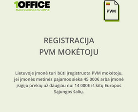PVM registracija - Visos Buhalterinės Paslaugos - 1