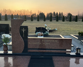 Paminklai, meniški antkapiai, granito plokštės / Kauno Antkapiai / Darbų pavyzdys ID 3983721