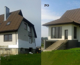 Statybos darbai - Fasado namo šiltinimas, fasadų apdaila, - 3