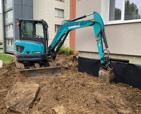 4t. Mini ekskavatoriaus nuoma su operatoriumi / MB Environfix / Darbų pavyzdys ID 3985353